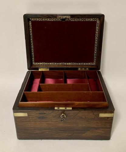 Antique Rosewood Jewellery Box (1 of 13) Antique Rosewood Jewellery Box (1 of 13)