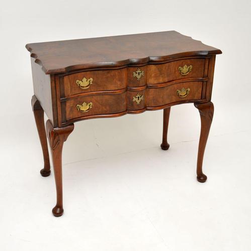 Antique Burr Walnut Low Boy Side Table (1 of 11) Antique Burr Walnut Low Boy Side Table (1 of 11)