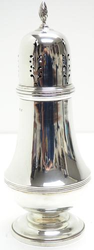 English Solid Silver Sugar Sifter, Super Design Fresh & Clean c.1937 (1 of 6) English Solid Silver Sugar Sifter, Super Design Fresh & Clean c.1937 (1 of 6)