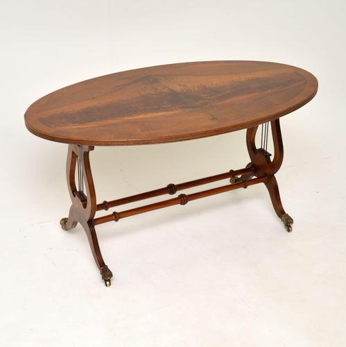 Regency Style Flame Mahogany Coffee Table (1 of 9) Regency Style Flame Mahogany Coffee Table (1 of 9)
