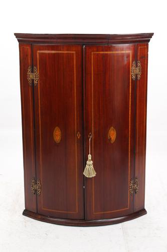 Georgian Mahogany Bow Front Corner Cupboard (1 of 13) Georgian Mahogany Bow Front Corner Cupboard (1 of 13)