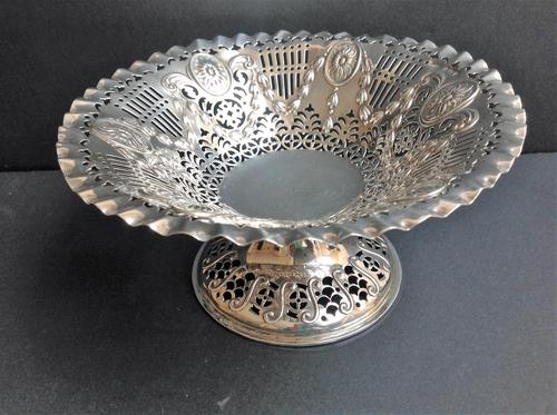 Antique Edwardian Silver Comport - 1906 (1 of 5)