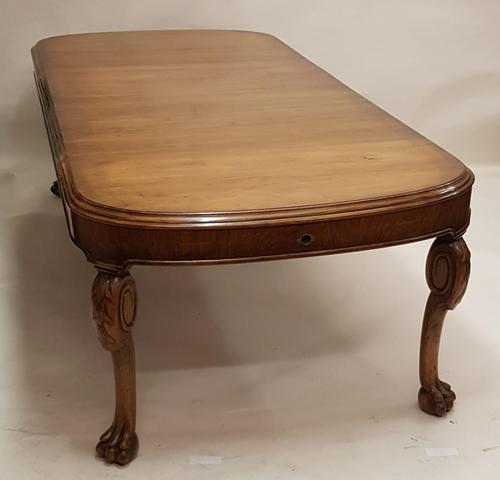 Antique Walnut Extending Dining Table (1 of 6)