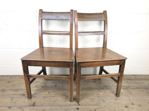 Pair of 19th Century Welsh Oak Farmhouse Chairs (1 of 11)