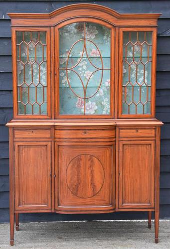 Superb, Fine Quality Edwardian Satinwood Display Cabinet c.1901 (1 of 19) Superb, Fine Quality Edwardian Satinwood Display Cabinet c.1901 (1 of 19)