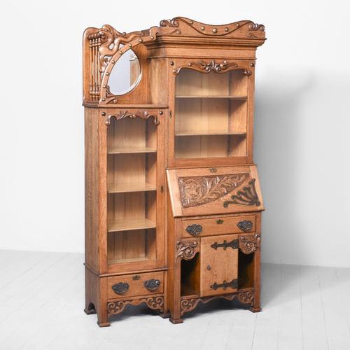 American Secretaire Display Cabinet (1 of 12)