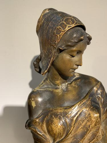 19th Century Large Terracotta Sculpture By Frederic Goldscheider (1 of 6)