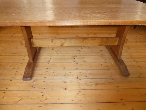 Sid Pollard Ex "Mouseman" Refectory Table (1 of 11)