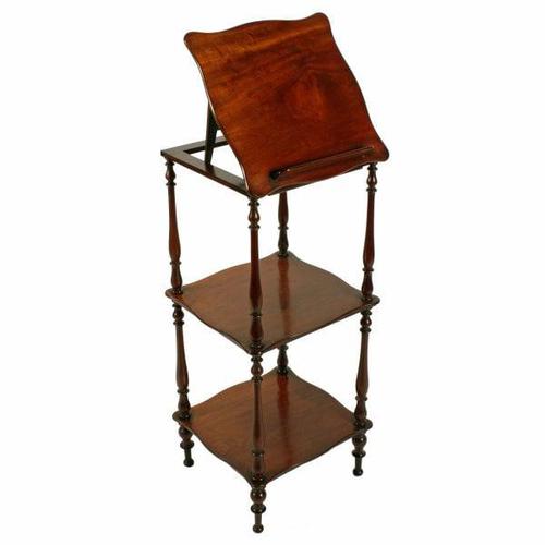 Victorian Mahogany Whatnot Music Stand (1 of 8)