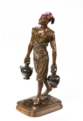 Late 19th Century Bronze Model of a Berber by Emile Pinedo Paris (1 of 6) Late 19th Century Bronze Model of a Berber by Emile Pinedo Paris (1 of 6)