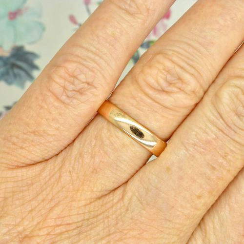 English Antique 9ct Rose Gold Wedding Band 1920's (1 of 10) English Antique 9ct Rose Gold Wedding Band 1920's (1 of 10)