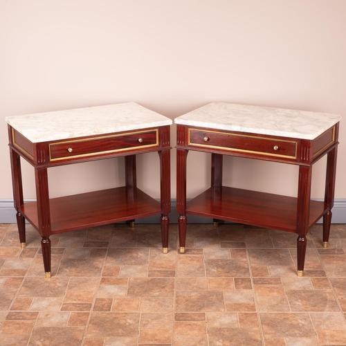 Pair of French Marble Topped Tables (1 of 14)