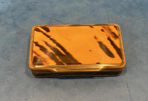 Victorian Horn & Tortoiseshell Snuff Box (1 of 13)