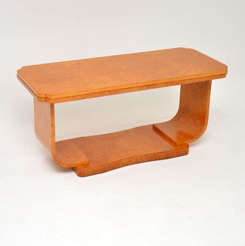 Art Deco Burr Maple Coffee Table by Epstein (1 of 10) Art Deco Burr Maple Coffee Table by Epstein (1 of 10)