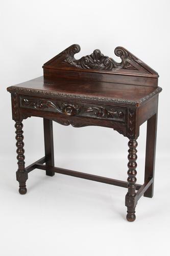 Antique Victorian Gothic Revival Oak Hall Table (1 of 13) Antique Victorian Gothic Revival Oak Hall Table (1 of 13)