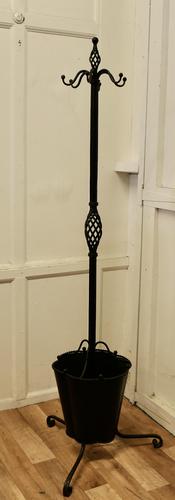 Quirky Retro Wrought Iron Hall Stand, Hats & Umbrellas (1 of 6) Quirky Retro Wrought Iron Hall Stand, Hats & Umbrellas (1 of 6)