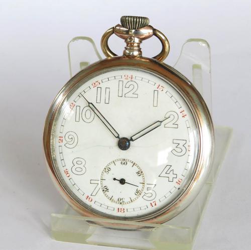 1940s “Solid” Pocket Watch from Perfecta (1 of 5) 1940s “Solid” Pocket Watch from Perfecta (1 of 5)