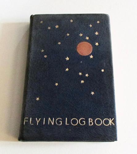 1950's Hand Written  Flying Log Book  with Photographs (1 of 7)