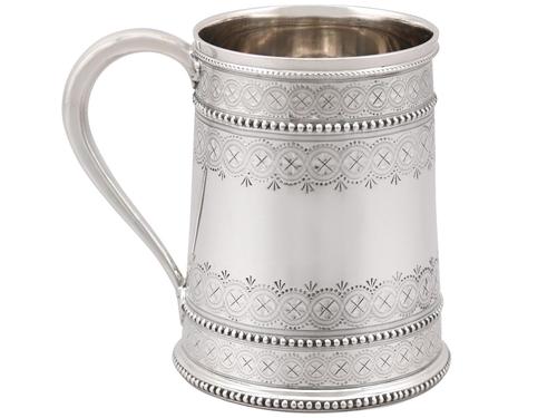 Sterling Silver Christening Mug - Antique Victorian 1881 (1 of 9) Sterling Silver Christening Mug - Antique Victorian 1881 (1 of 9)