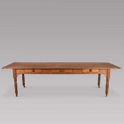 19th Century Pine French Country Farmhouse Table (1 of 4)