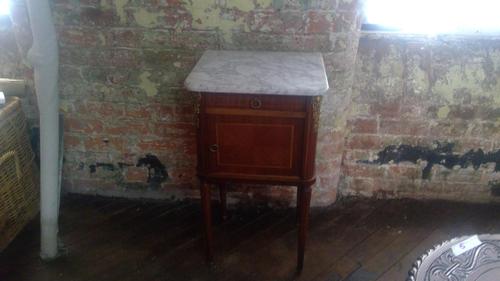 French Marble Top Bedside Table (1 of 3) French Marble Top Bedside Table (1 of 3)