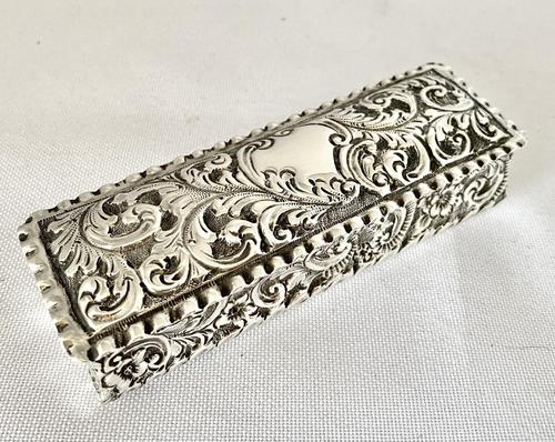 Sterling Silver Box - Birmingham 1899 (1 of 7)