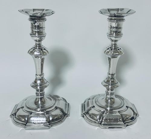 Pair of Antique Georgian 18th Century Solid Sterling Silver Candlesticks (1 of 23) Pair of Antique Georgian 18th Century Solid Sterling Silver Candlesticks (1 of 23)