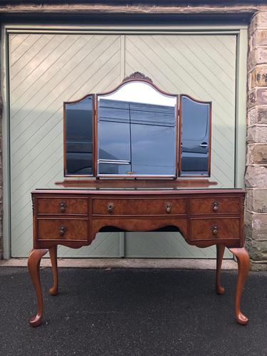 Antique Burr Walnut Dressing Table (1 of 10) Antique Burr Walnut Dressing Table (1 of 10)