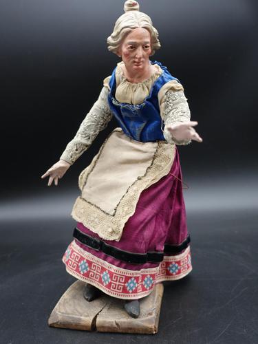Very Well Modelled 19th Century Italian Crib Figure (1 of 5) Very Well Modelled 19th Century Italian Crib Figure (1 of 5)