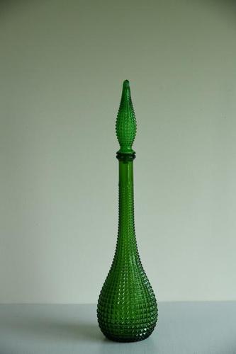 Green Diamond Point Genie Bottle (1 of 8)