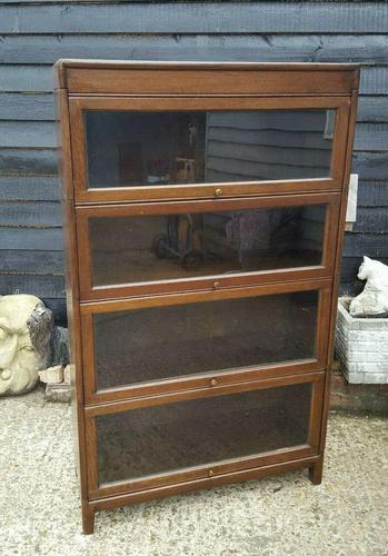 Antique Four Tier Solicitors Stacking Bookcase (1 of 4)