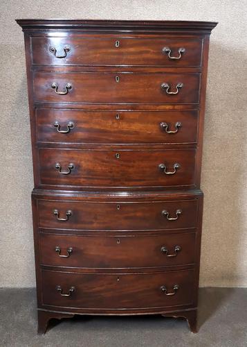 Mahogany Chest on Chest / Tallboy (1 of 7)