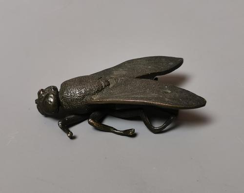 Antique Victorian Bronze Fly Sculpture (1 of 10) Antique Victorian Bronze Fly Sculpture (1 of 10)
