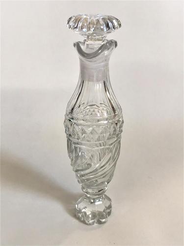 Superb Georgian Regency Cut Glass Oil Bottle (1 of 4) Superb Georgian Regency Cut Glass Oil Bottle (1 of 4)