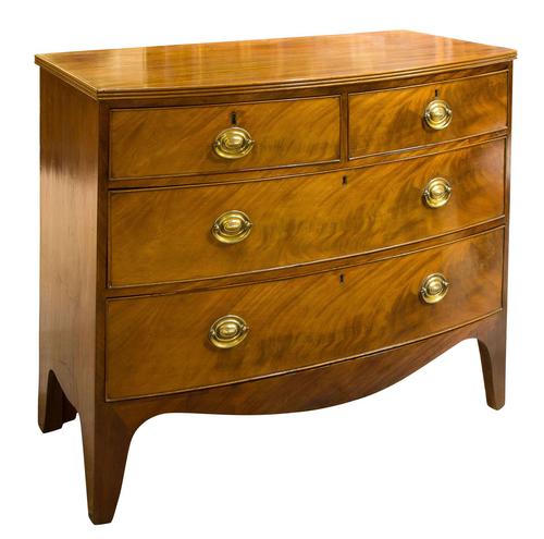 Georgian Bow Fronted Mahogany Chest of Drawers (1 of 4) Georgian Bow Fronted Mahogany Chest of Drawers (1 of 4)