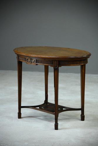 Antique Oval Centre Table (1 of 9)