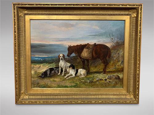 John Macleod 'After a Days Shooting' Oil on Canvas (1 of 3) John Macleod 'After a Days Shooting' Oil on Canvas (1 of 3)