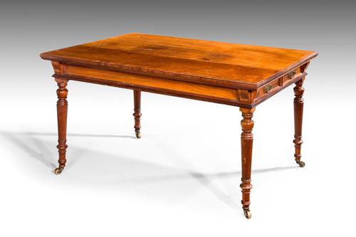 19th Century Mahogany Library / Writing Table (1 of 6) 19th Century Mahogany Library / Writing Table (1 of 6)