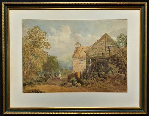 William Charles Goddard (exh.1885) Stunning Country Watermill Landscape Painting (1 of 15) William Charles Goddard (exh.1885) Stunning Country Watermill Landscape Painting (1 of 15)