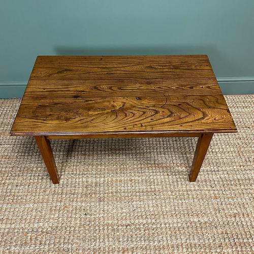 19th Century Elm and Cherry Antique Coffee Table (1 of 5) 19th Century Elm and Cherry Antique Coffee Table (1 of 5)