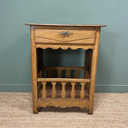 Country House French Georgian Oak Antique Bread Cupboard (1 of 5)