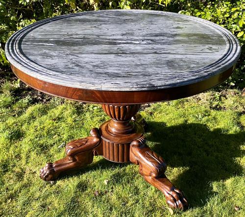 Flame Mahogany Gueridon Centre Table (1 of 7) Flame Mahogany Gueridon Centre Table (1 of 7)