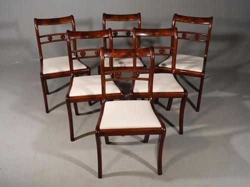 Elegant Set of 6 Sabre Legged Mahogany Dining Chairs (1 of 6) Elegant Set of 6 Sabre Legged Mahogany Dining Chairs (1 of 6)