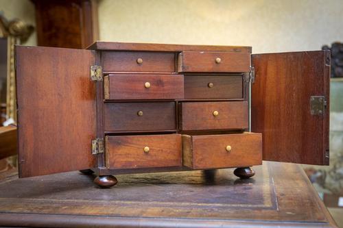 Mahogany Collectors’ Cabinet (1 of 2)