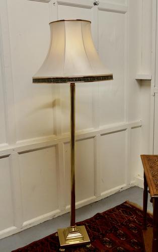 Corinthian Column Brass Floor Lamp (1 of 6) Corinthian Column Brass Floor Lamp (1 of 6)
