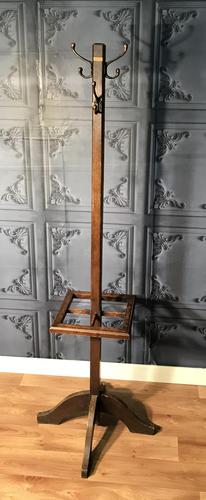Oak Coat & Stick Stand (1 of 7) Oak Coat & Stick Stand (1 of 7)
