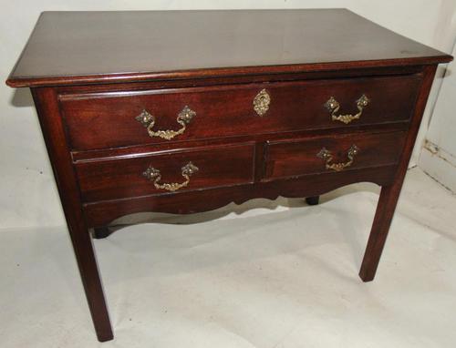 George III Cuban Mahogany Lowboy (1 of 7)