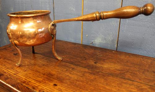 Antique Copper Posnet. Brandy Warmer Saucepan (1 of 10) Antique Copper Posnet. Brandy Warmer Saucepan (1 of 10)