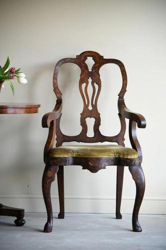 Inlaid Dutch Armchair (1 of 12)