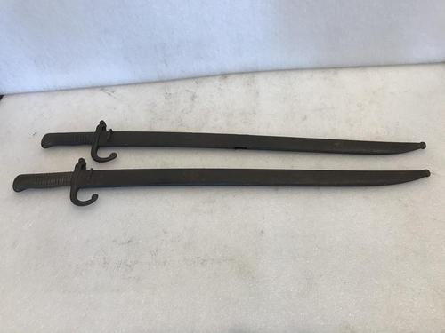 Franco Prussian War French Pair of Bayonets (1 of 8) Franco Prussian War French Pair of Bayonets (1 of 8)